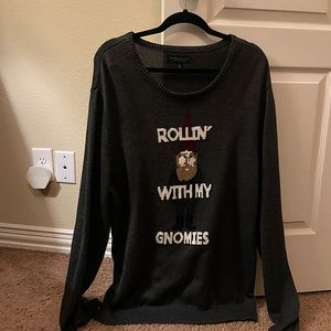 Funny Christmas Sweater Gnome L